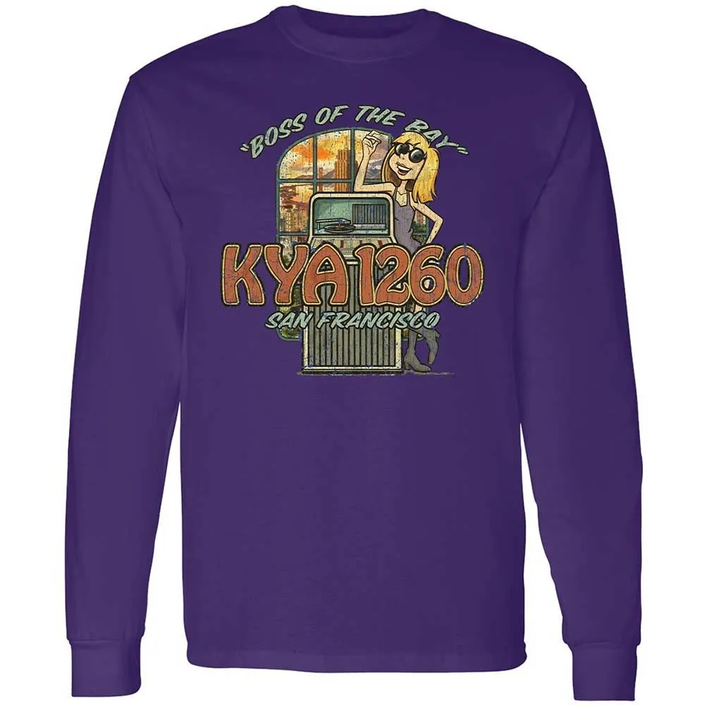 Long Sleeve T-Shirt - RY8JDMW7 - Purple - 9
