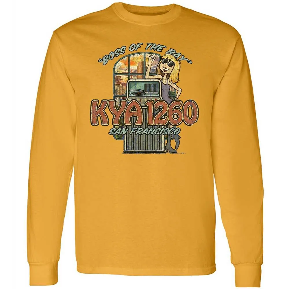 Long Sleeve T-Shirt - RY8JDMW7 - Gold - 10