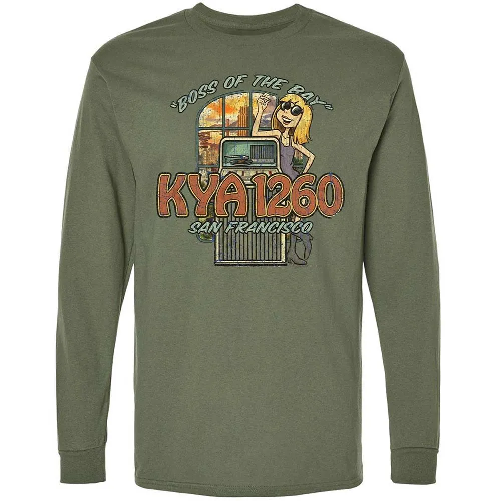 Long Sleeve T-Shirt - RY8JDMW7 - Military Green - 19