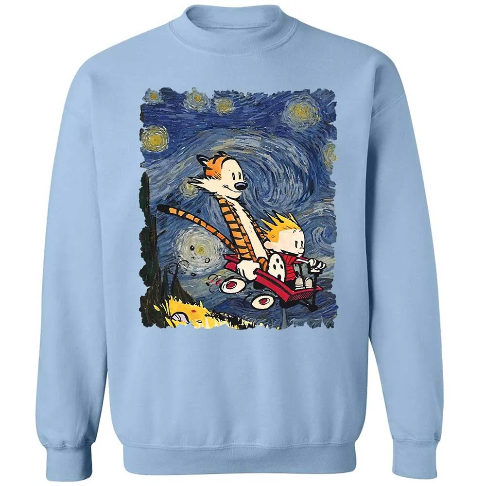 Classic Unisex Sweatshirt - Y93X5CBR - Light Blue - 4
