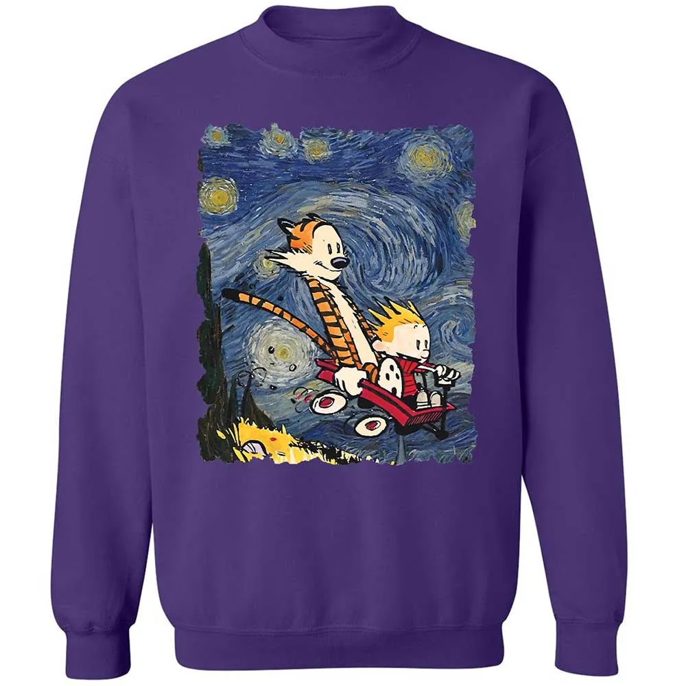 Classic Unisex Sweatshirt - Y93X5CBR - Purple - 10