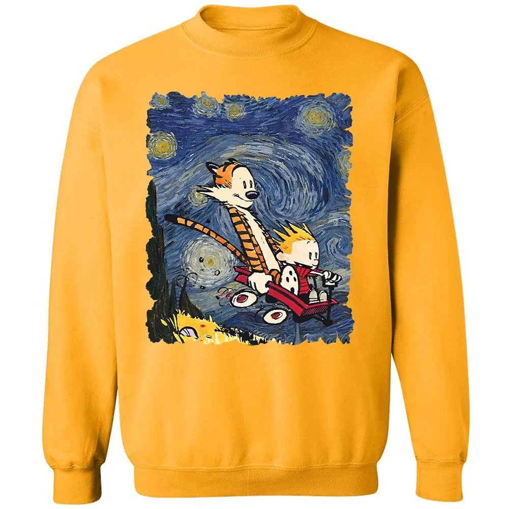 Classic Unisex Sweatshirt - Y93X5CBR - Gold - 11
