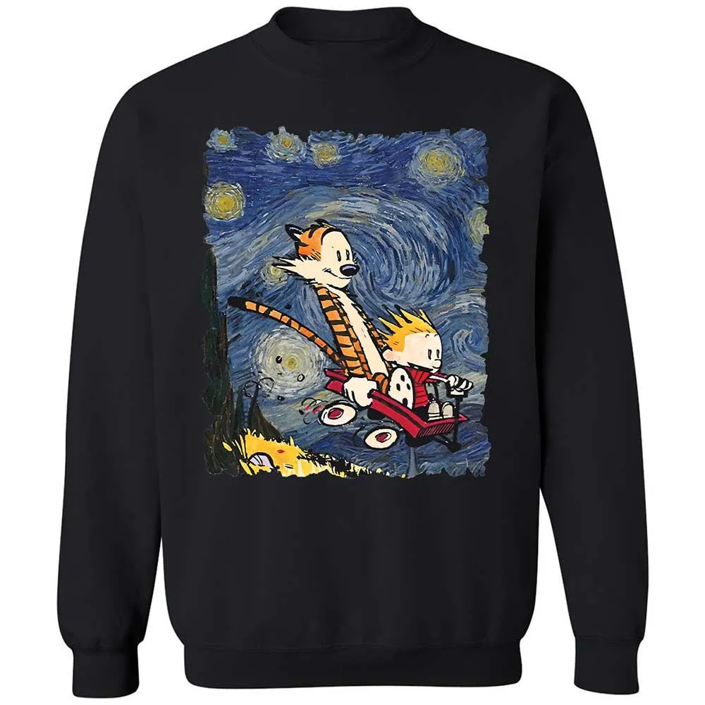 Classic Unisex Sweatshirt - Y93X5CBR - Black - 14