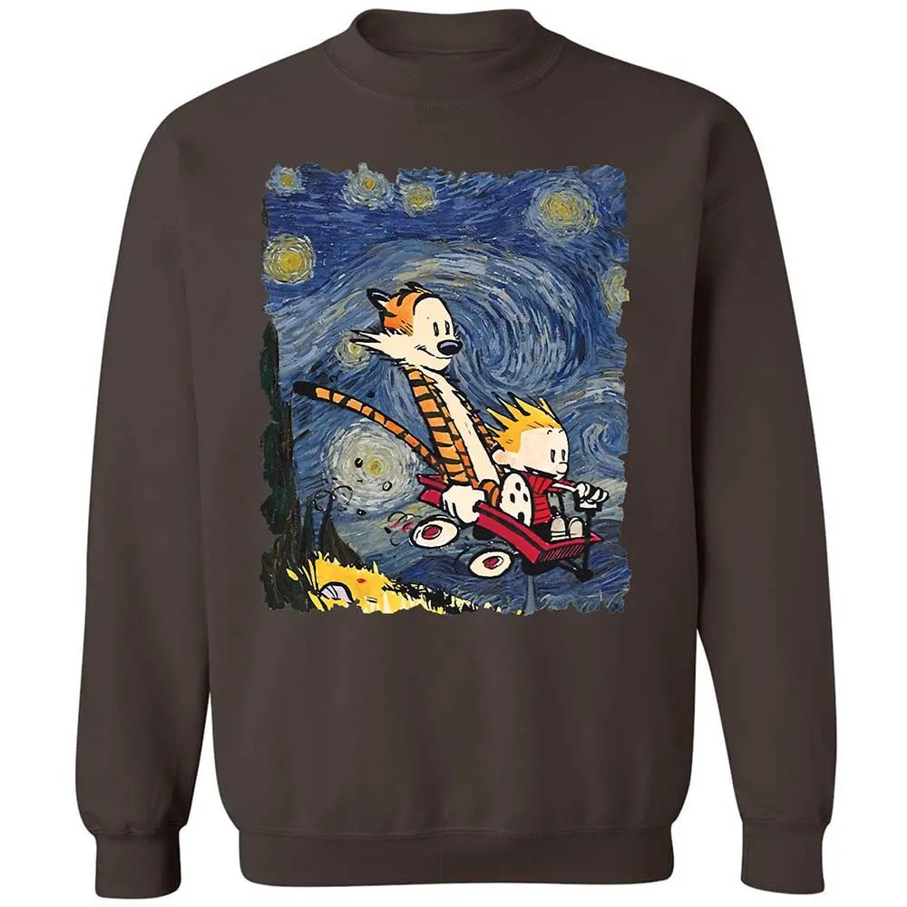 Classic Unisex Sweatshirt - Y93X5CBR - Dark Chocolate - 16