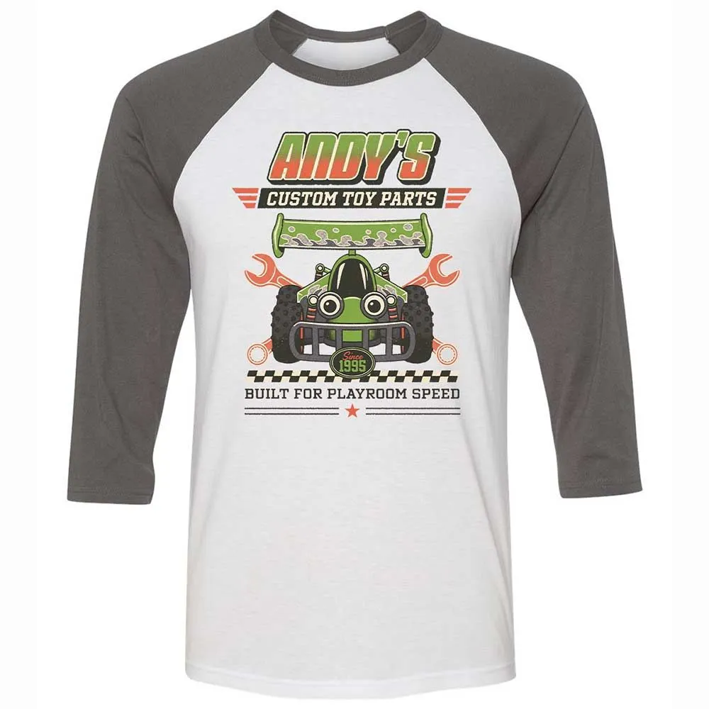 Unisex 3/4 Baseball Tee - 1QHB6PCE - White/Asphalt - 2