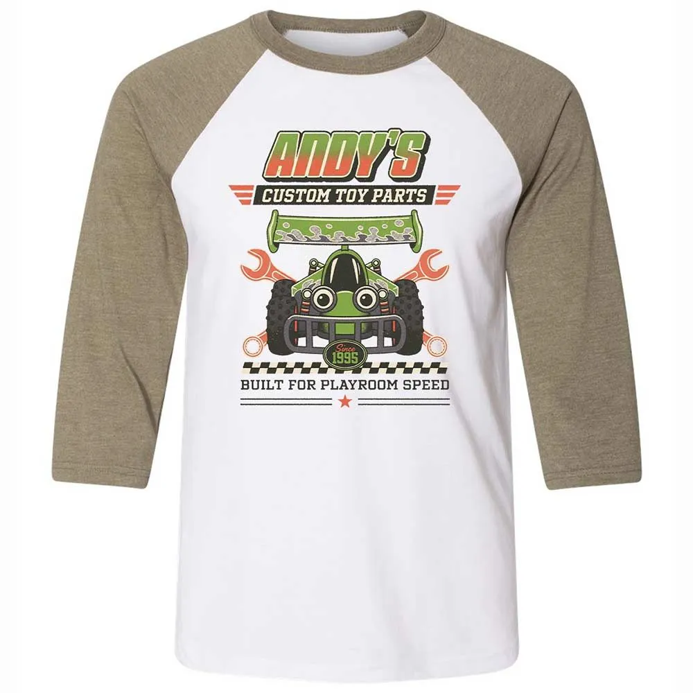 Unisex 3/4 Baseball Tee - 1QHB6PCE - White/Heather Olive - 4