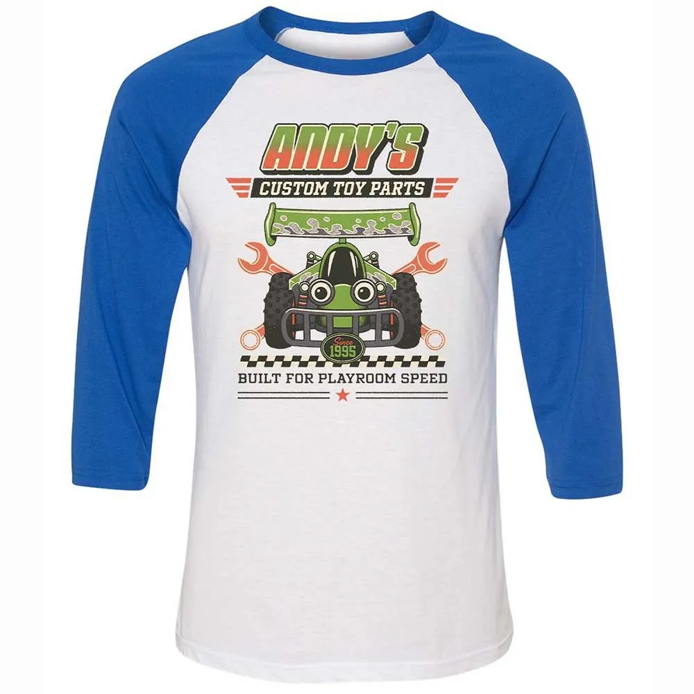 Unisex 3/4 Baseball Tee - 1QHB6PCE - White/True Royal - 10