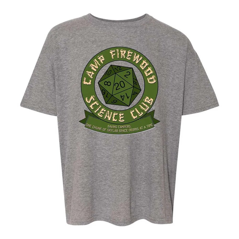 Camp Firewood Science Club - Graphite Heather - 18