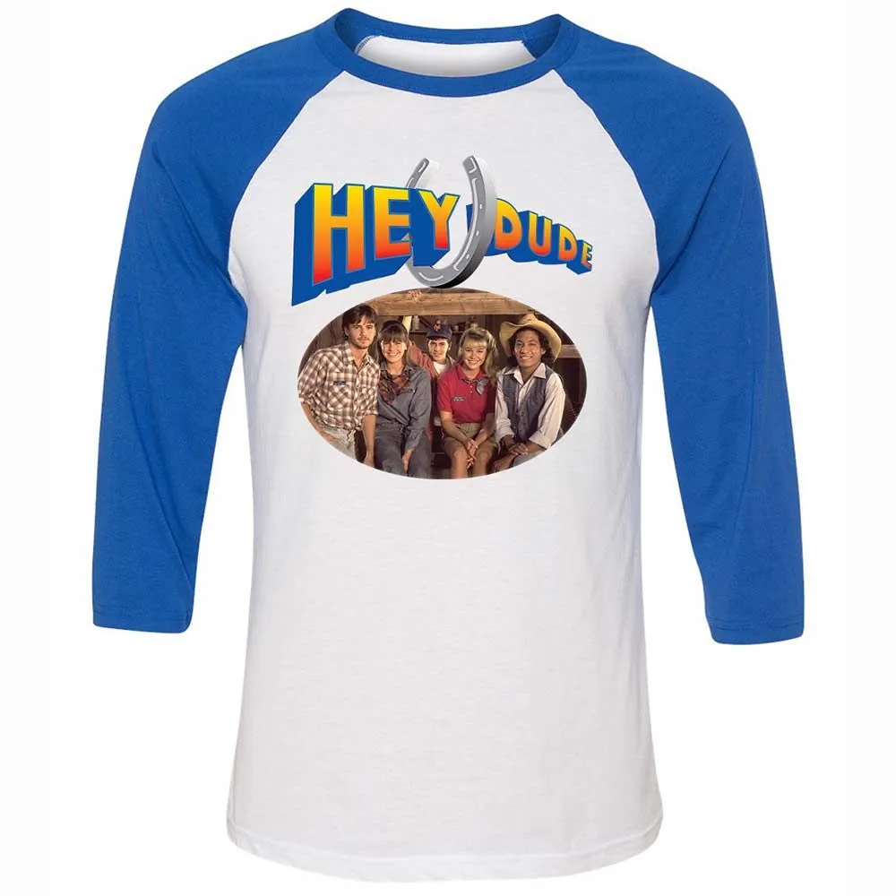 Unisex 3/4 Baseball Tee - AQ8P6JG7 - White/True Royal - 10