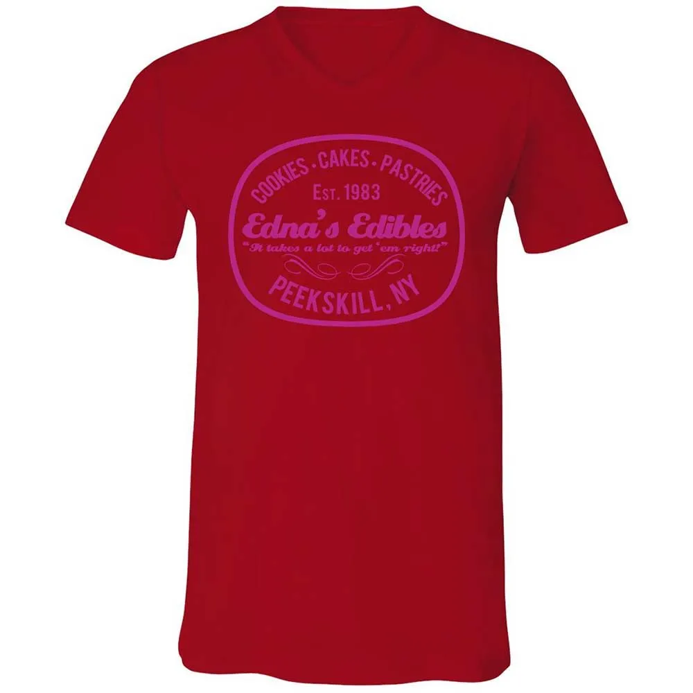 Unisex V-Neck T-Shirt - KAC9GSKU - Red - 5