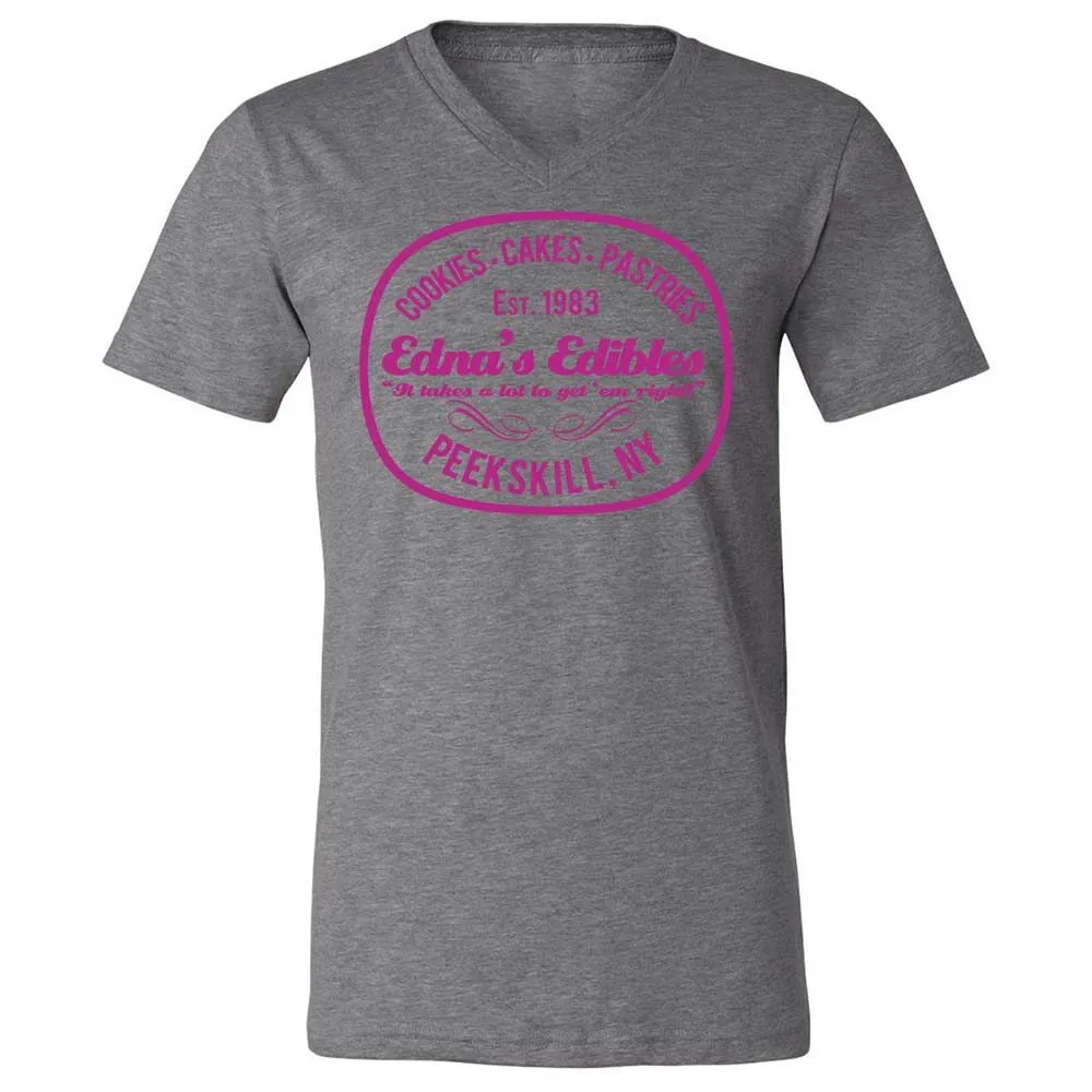 Unisex V-Neck T-Shirt - KAC9GSKU - Deep Heather - 9