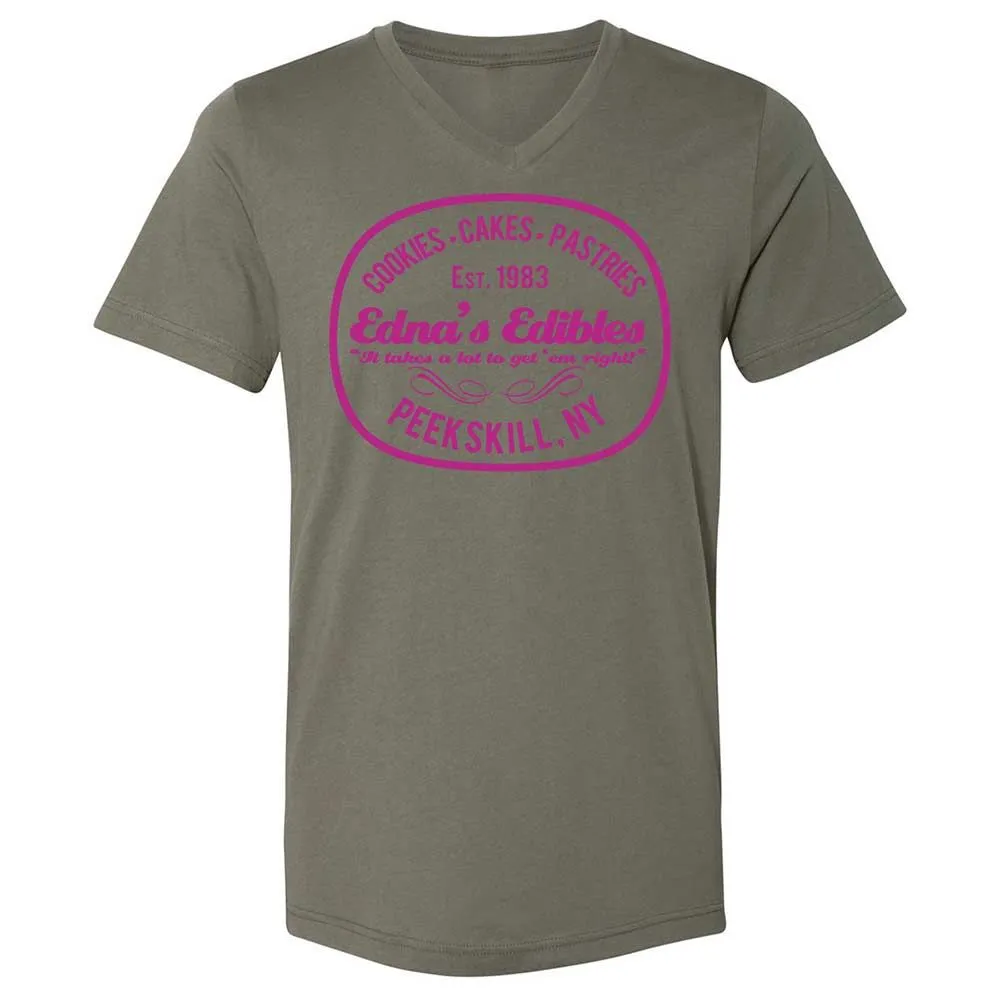 Unisex V-Neck T-Shirt - KAC9GSKU - Military Green - 15