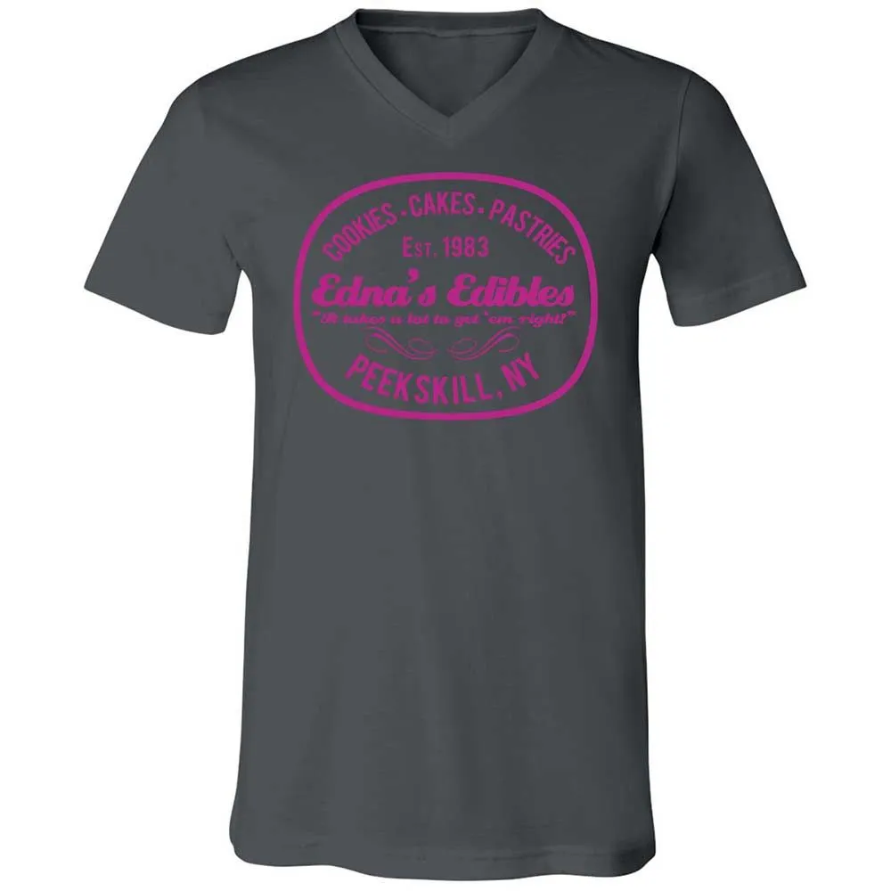Unisex V-Neck T-Shirt - KAC9GSKU - Asphalt - 16