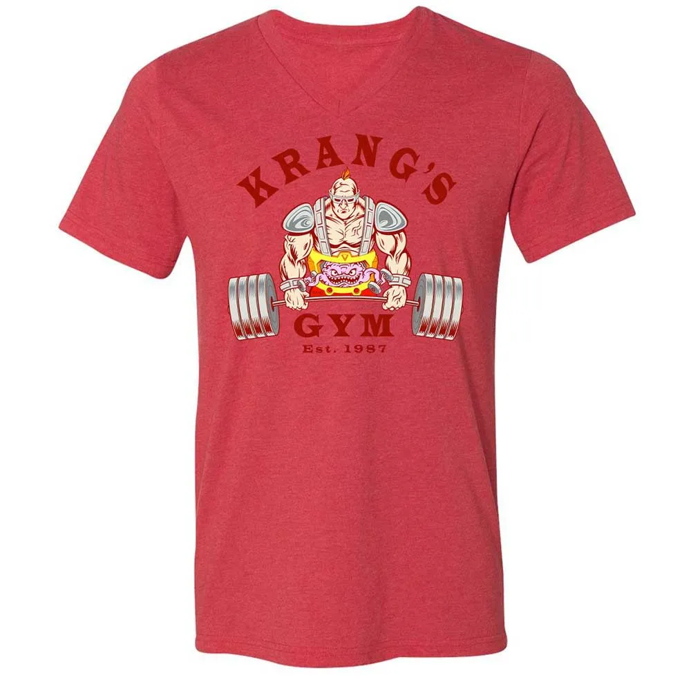 Unisex V-Neck T-Shirt - AM3SA4AU - Heather Red - 6