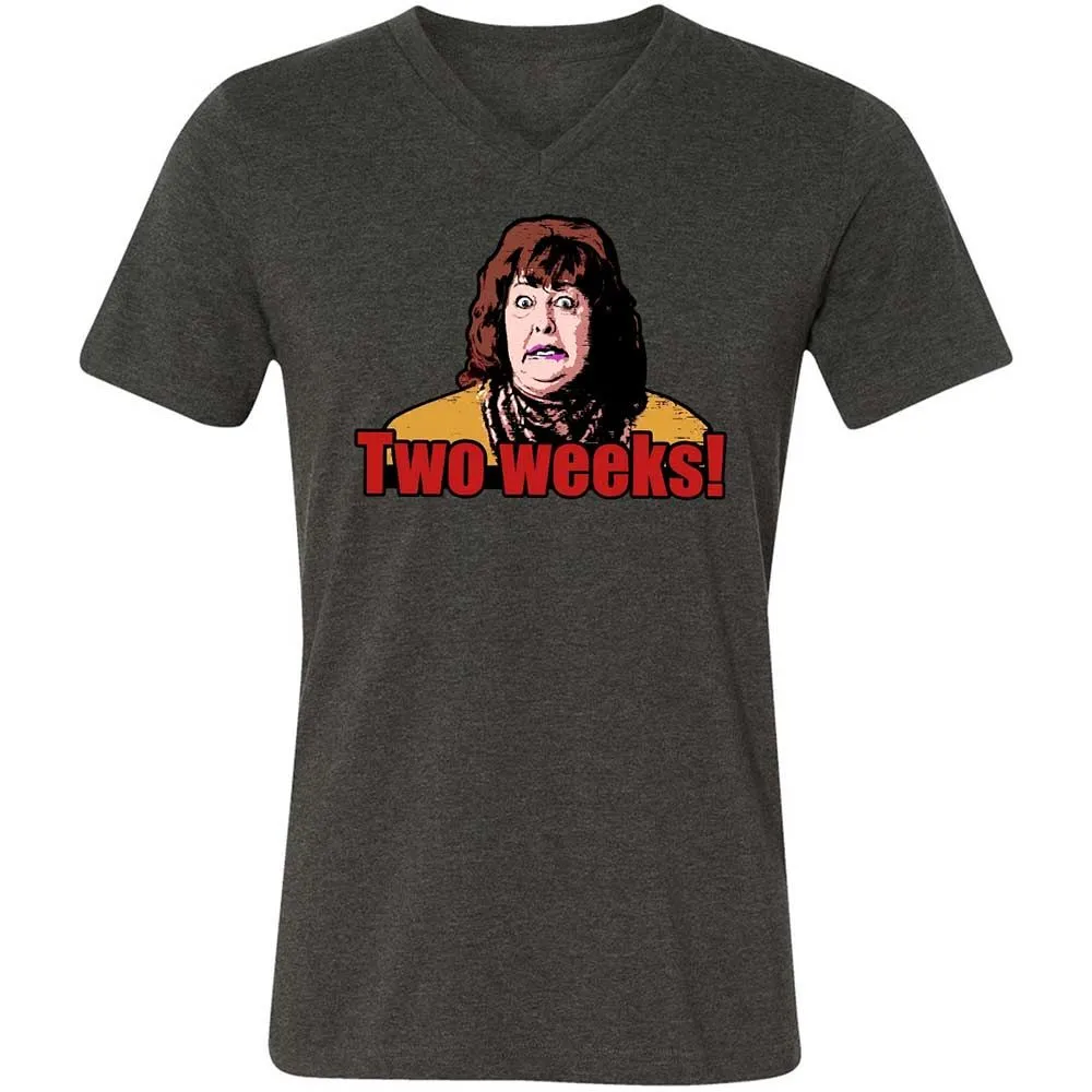 Unisex V-Neck T-Shirt - H9M9T2TE - Dark Grey Heather - 8