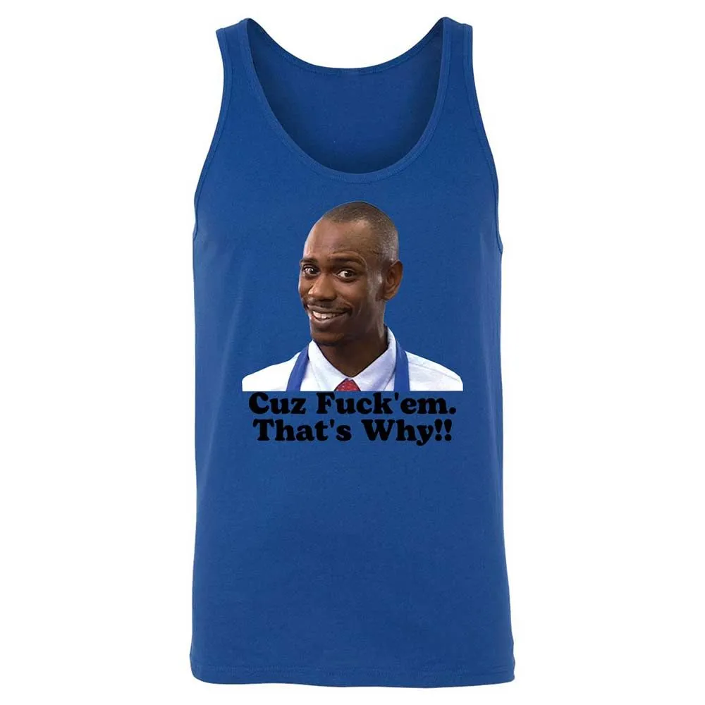 Unisex Jersey Tank - BJUU7P59 - True Royal - 4