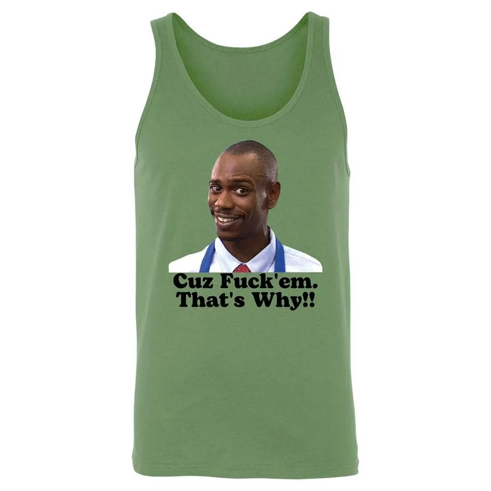 Unisex Jersey Tank - BJUU7P59 - Leaf - 5
