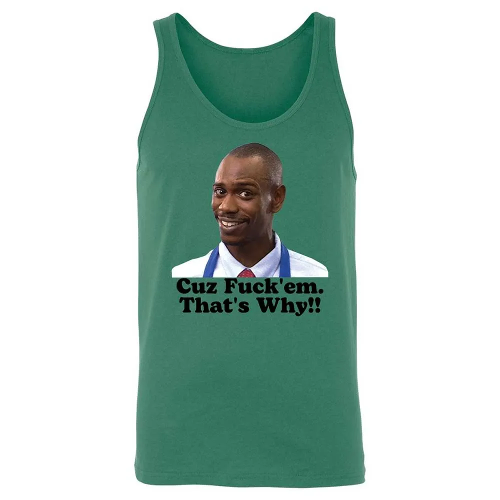 Unisex Jersey Tank - BJUU7P59 - Kelly - 6