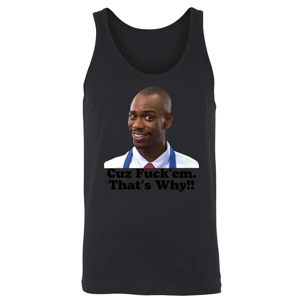 Unisex Jersey Tank - BJUU7P59 - Black - 7