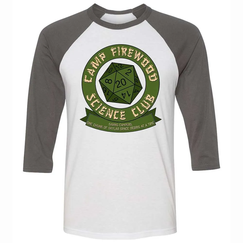 Camp Firewood Science Club - White/Asphalt - 2