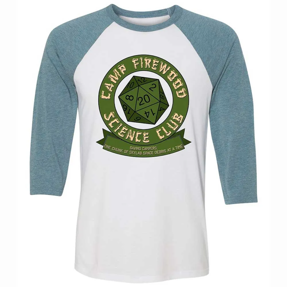 Camp Firewood Science Club - White/Denim - 3