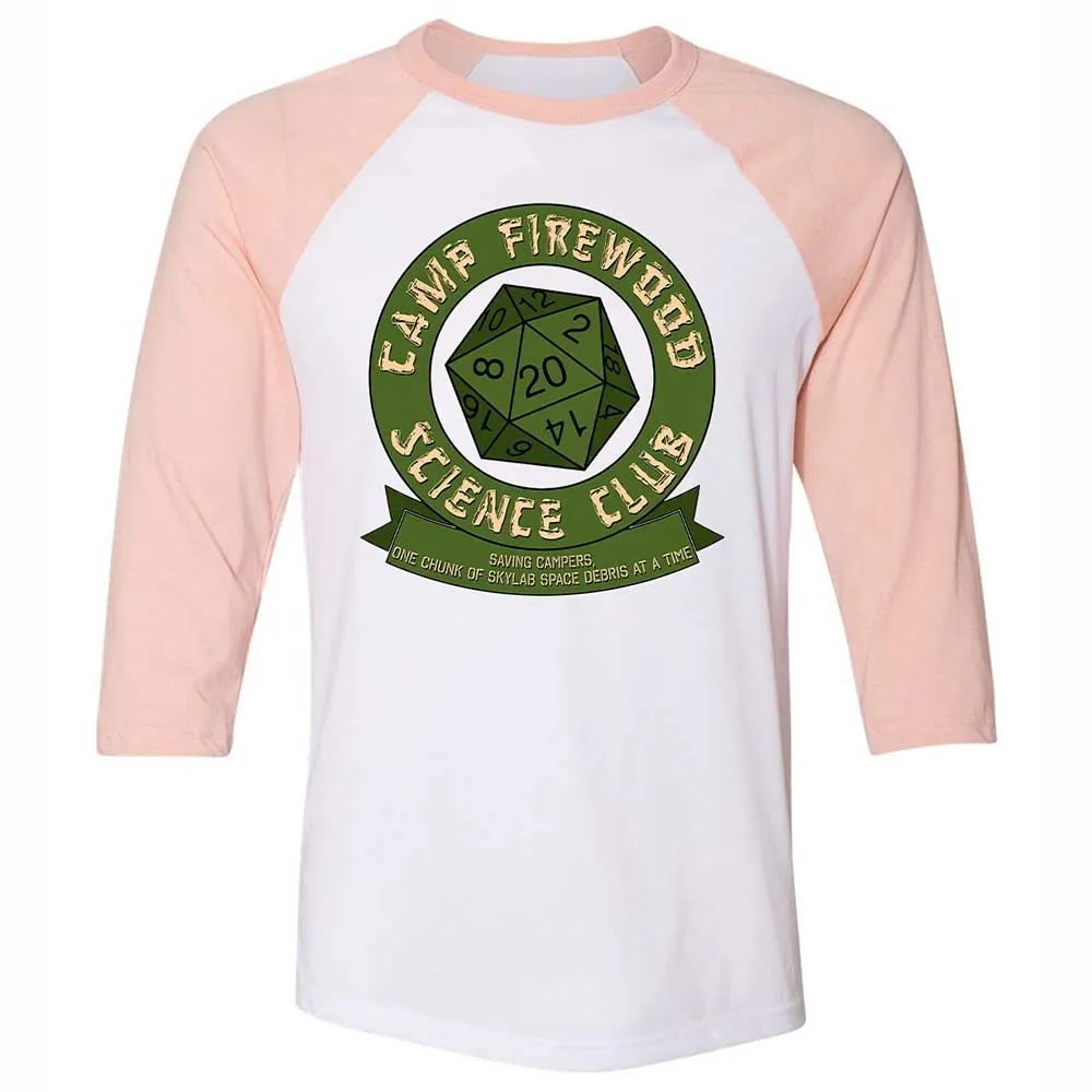 Camp Firewood Science Club - White/Heather Peach - 5