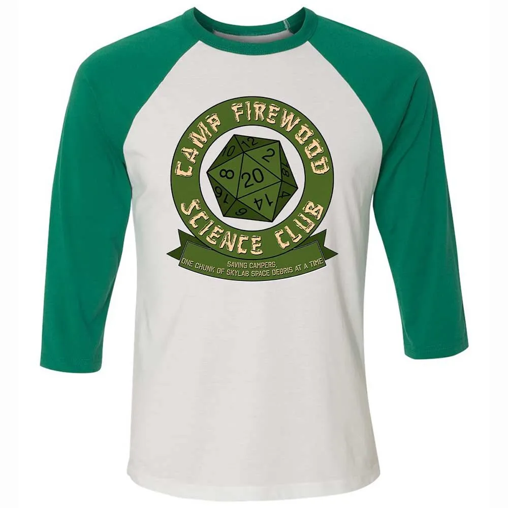 Camp Firewood Science Club - White/Kelly - 6