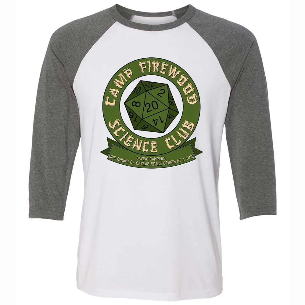 Camp Firewood Science Club - White/Deep Heather - 11