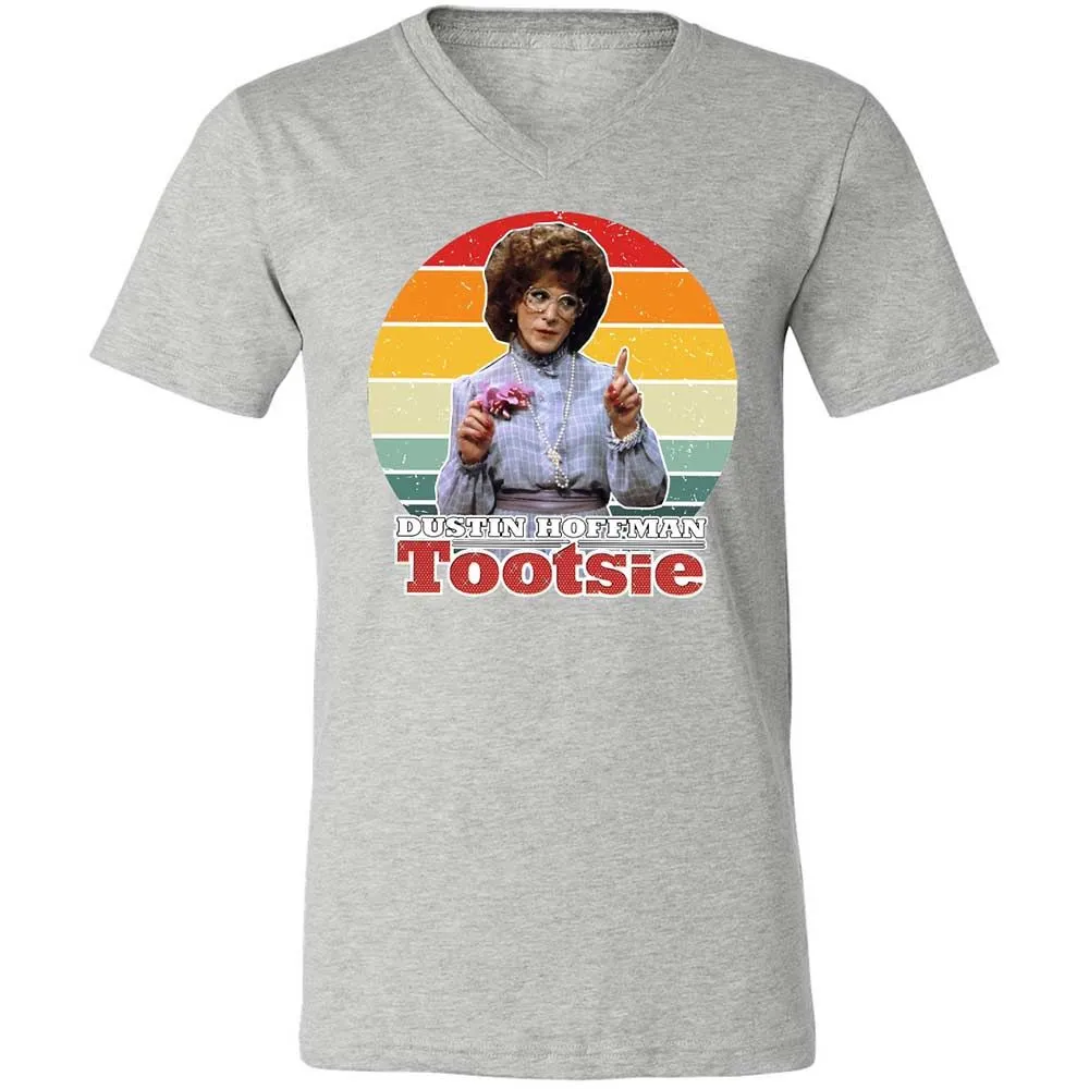 Unisex V-Neck T-Shirt - NCAGKSYR - Athletic Heather - 2