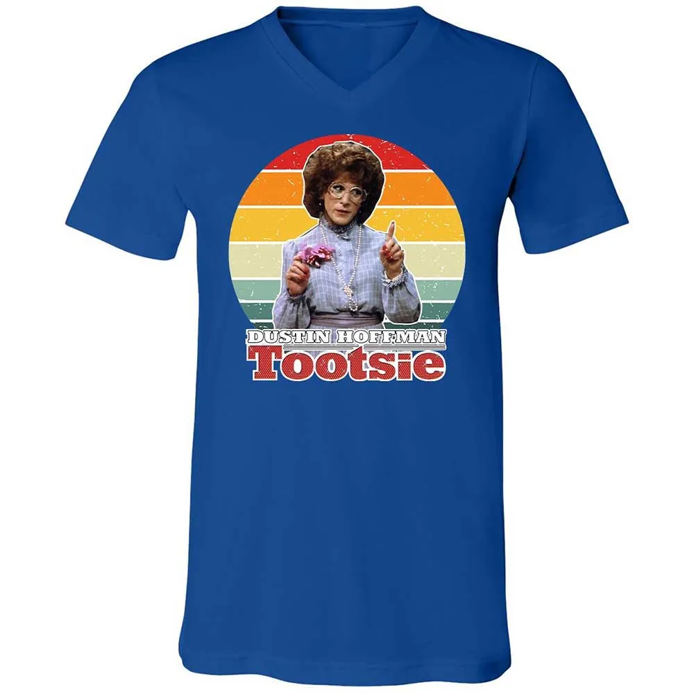 Unisex V-Neck T-Shirt - NCAGKSYR - True Royal - 3