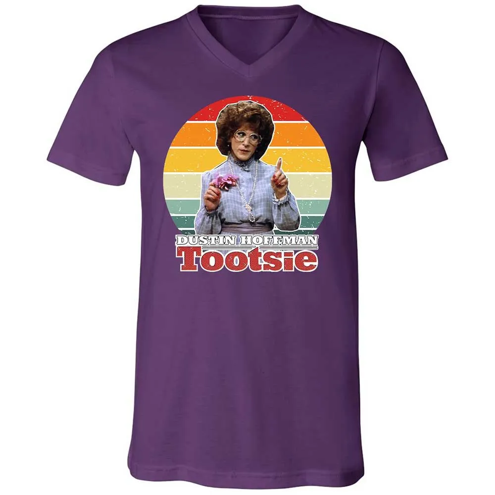 Unisex V-Neck T-Shirt - NCAGKSYR - Team Purple - 10