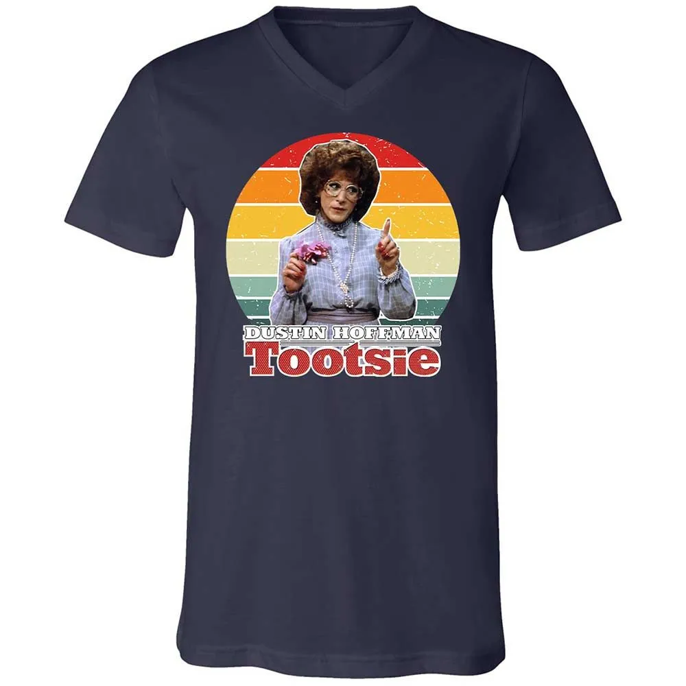 Unisex V-Neck T-Shirt - NCAGKSYR - Navy - 12