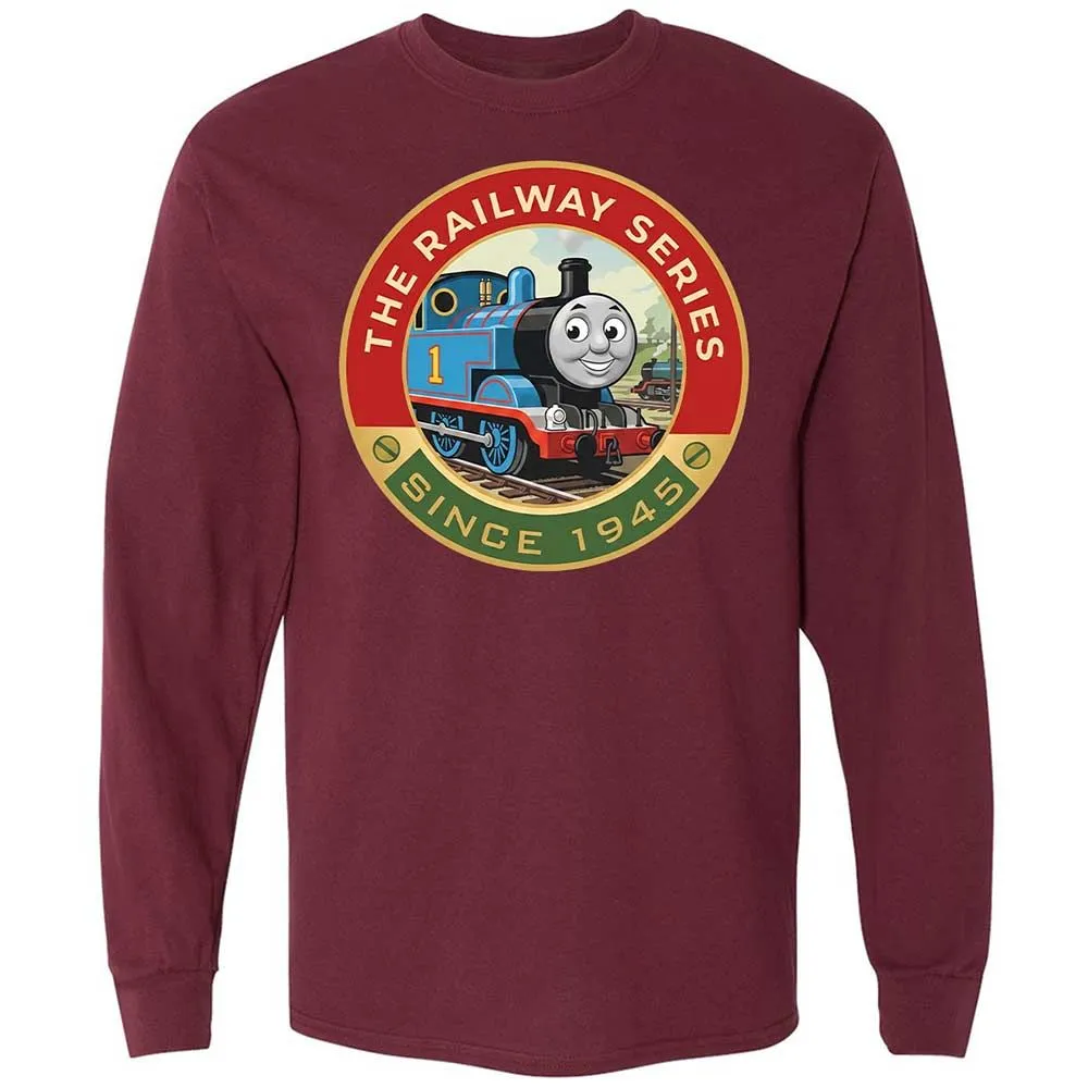Long Sleeve T-Shirt - Y5C5TLPV - Maroon - 16