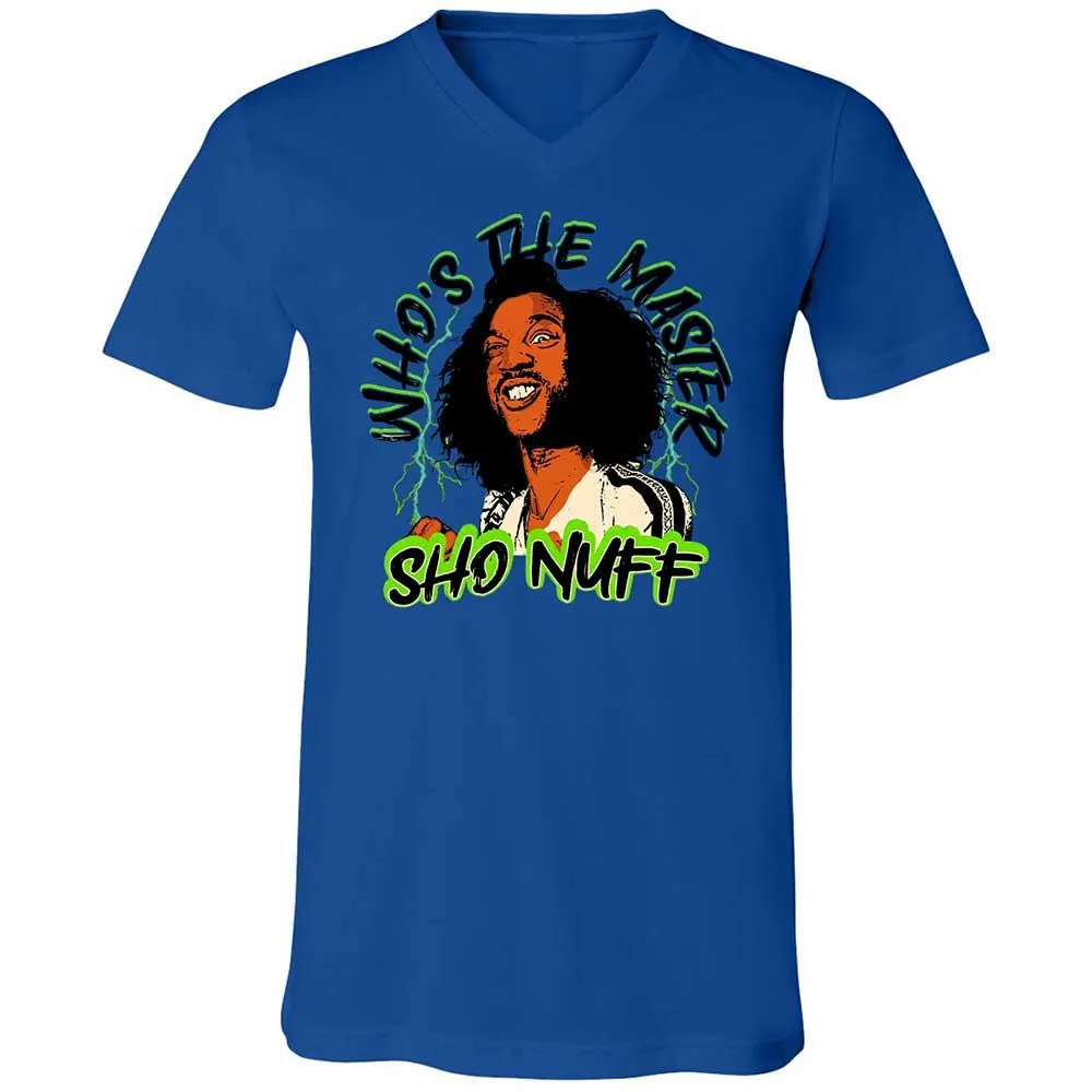 Unisex V-Neck T-Shirt - R6H8CX6T - True Royal - 3