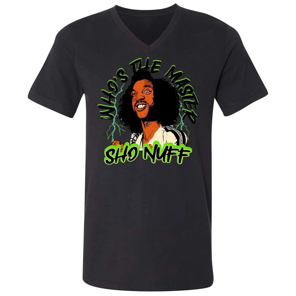 Unisex V-Neck T-Shirt - R6H8CX6T - Black - 11