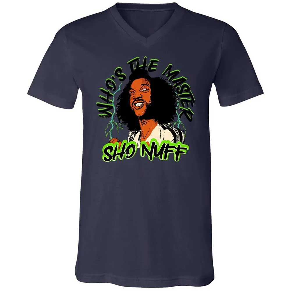 Unisex V-Neck T-Shirt - R6H8CX6T - Navy - 12