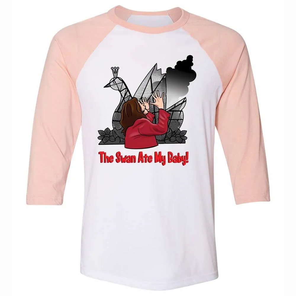 The Swan Ate My Baby - White/Heather Peach - 5