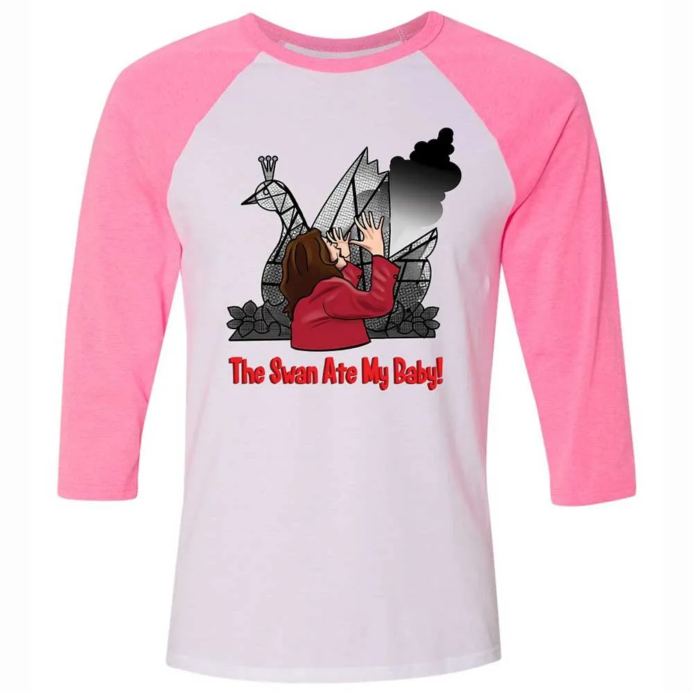 The Swan Ate My Baby - White/Neon Pink - 12