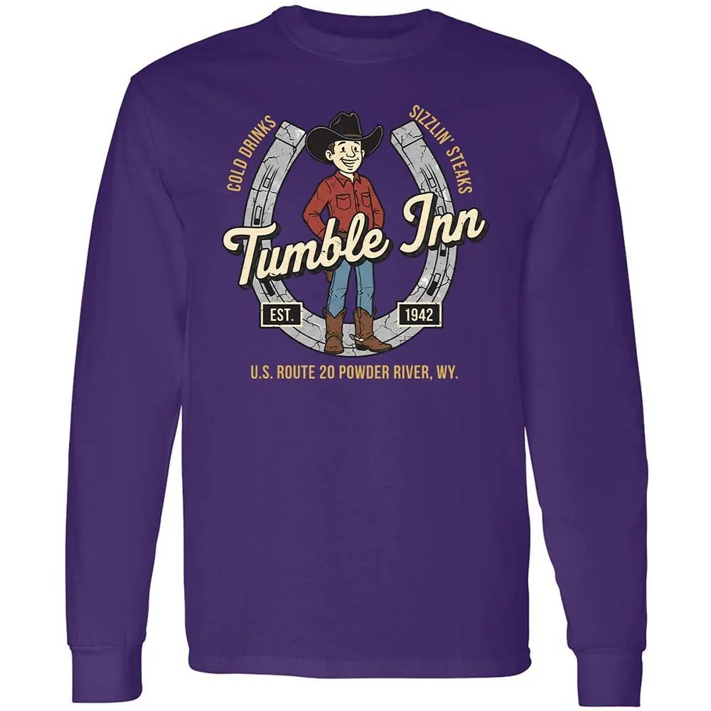 Long Sleeve T-Shirt - 4LYWMWHF - Purple - 9