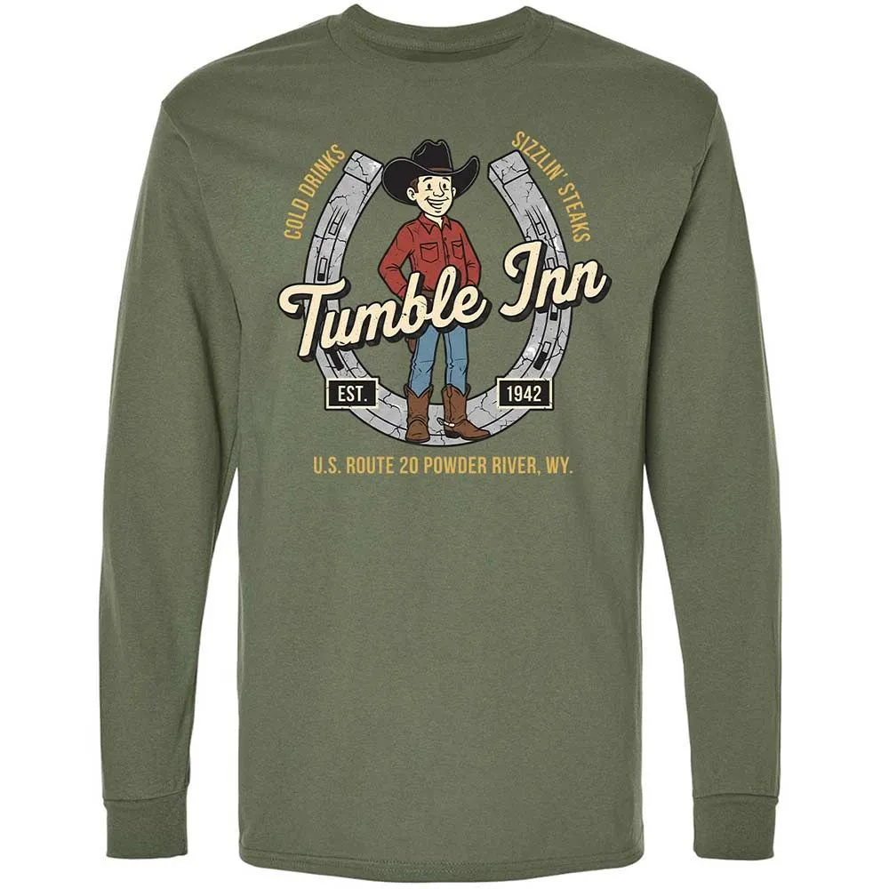 Long Sleeve T-Shirt - 4LYWMWHF - Military Green - 19