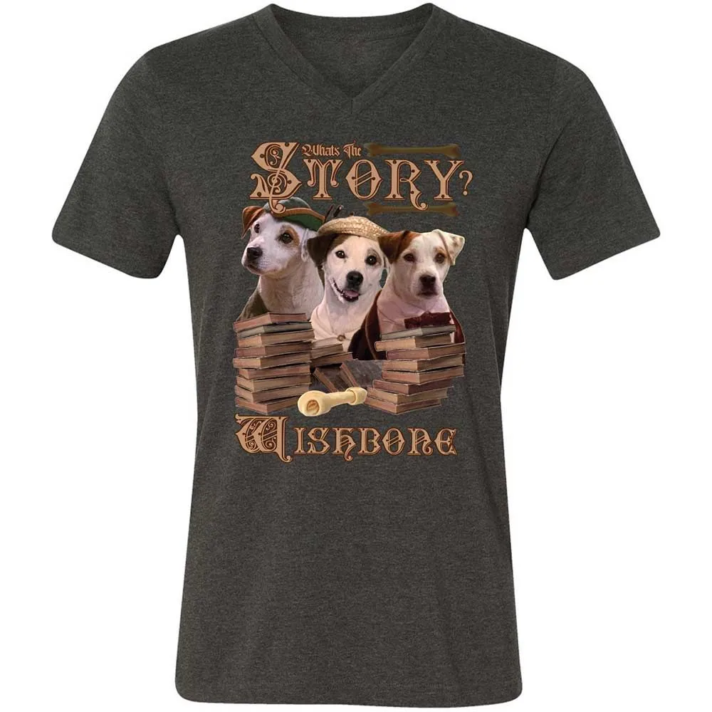 What's the story - Dark Grey Heather - 8