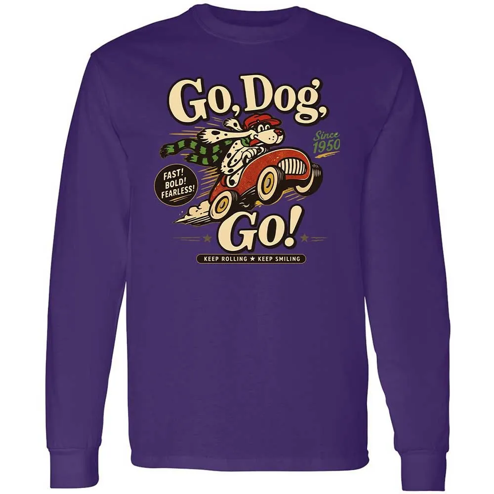 Long Sleeve T-Shirt - KHWPR9U3 - Purple - 9