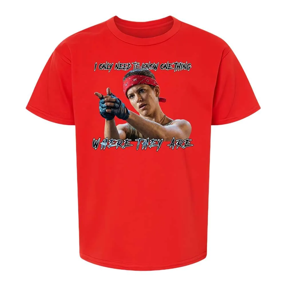Kids T-Shirt - GF4AH4QB - Red - 6