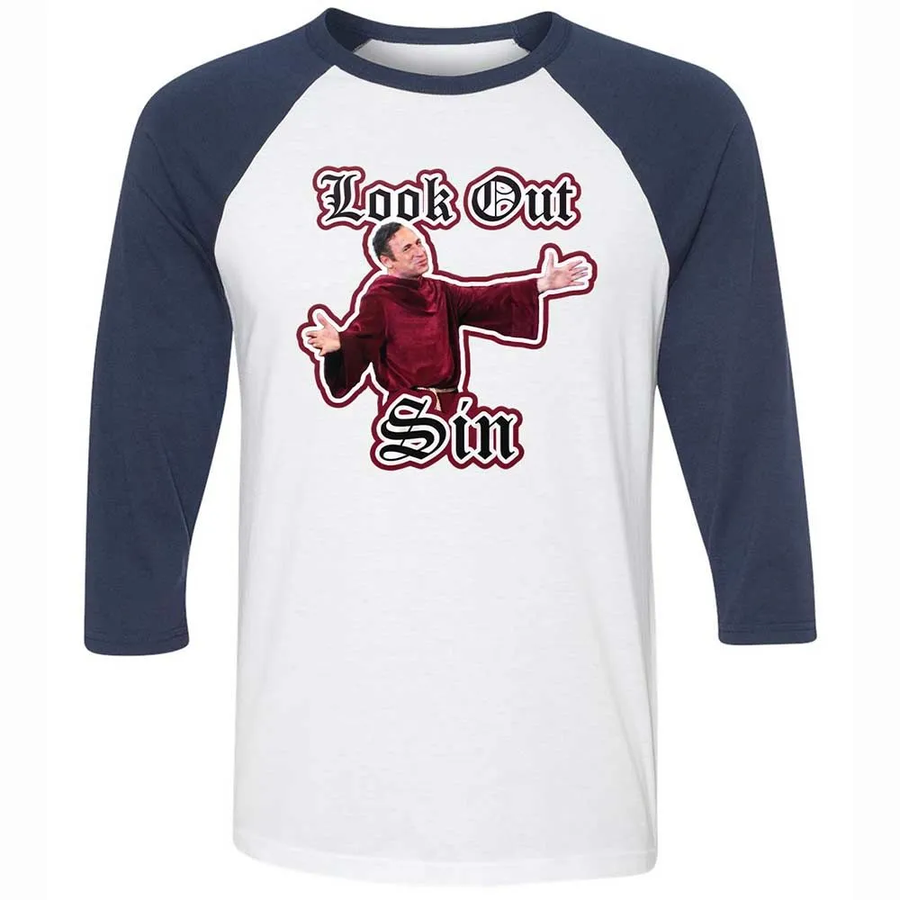 Unisex 3/4 Baseball Tee - G7PYNNEY - White/Navy - 8