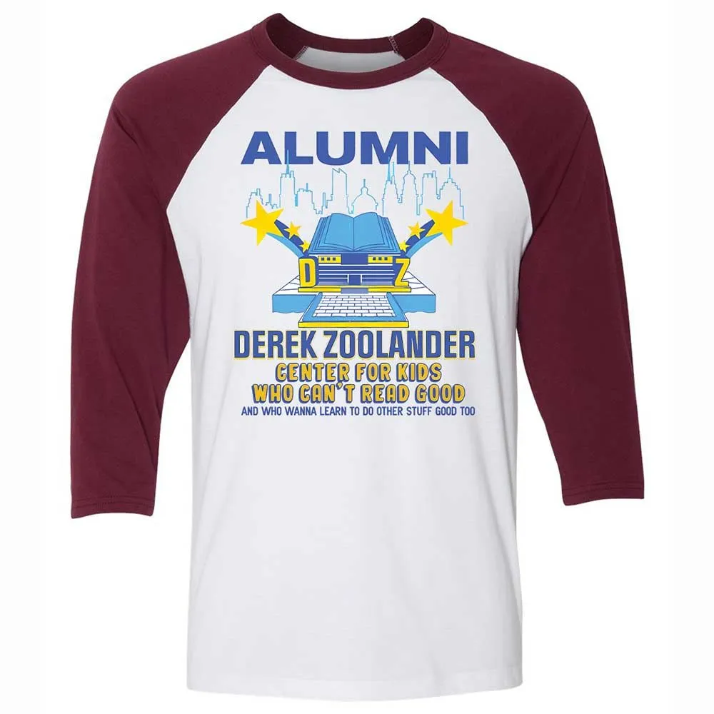 Unisex 3/4 Baseball Tee - 35T39PJK - White/Maroon - 7