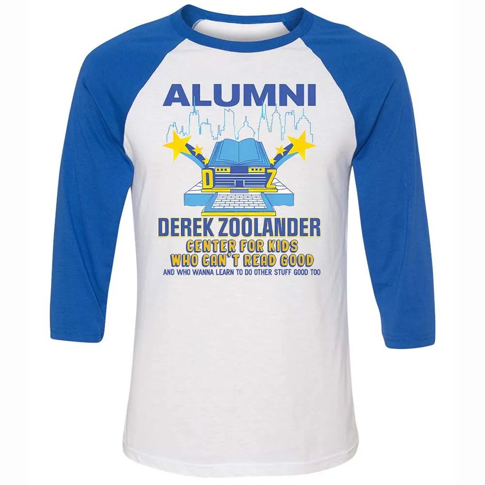 Unisex 3/4 Baseball Tee - 35T39PJK - White/True Royal - 10