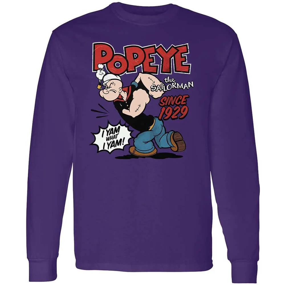 Long Sleeve T-Shirt - 99HBCY7C - Purple - 9