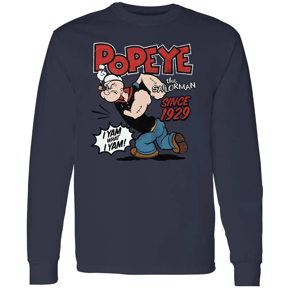 Long Sleeve T-Shirt - 99HBCY7C - Navy - 13