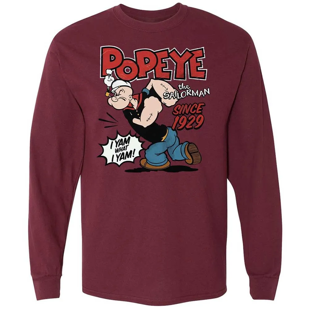 Long Sleeve T-Shirt - 99HBCY7C - Maroon - 16
