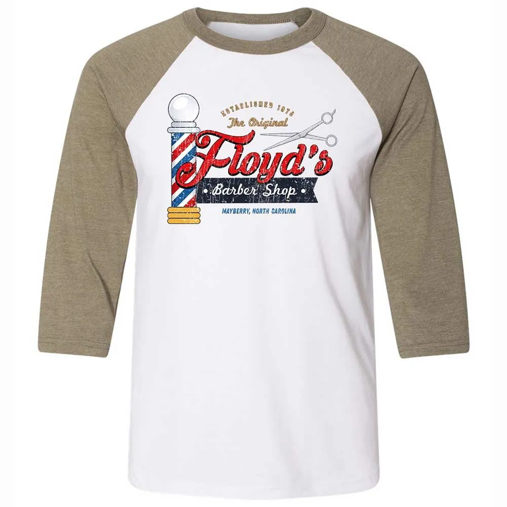 Unisex 3/4 Baseball Tee - WL653GY2 - White/Heather Olive - 4